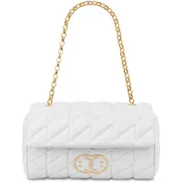 Moschino Double Smiley Quilted Shoulder Bag White Talla: OS | Bolsos de Mano Outlet | Mujer | Blanco