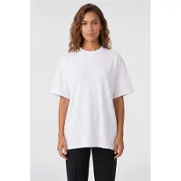 Stieglitz Nos Basic Oversized T-shirt White Talla: M | Camisetas de Seda Outlet | Mujer | Blanco
