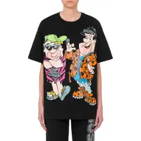 Moschino X The Flintstones T-shirt Black Talla: L | Camisetas de Seda Outlet | Mujer | Negro