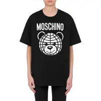 Moschino Teddy Bear Organic Jersey T-shirt Black Talla: XS | Camisetas de Seda Outlet | Mujer | Negro