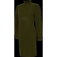 Mamalicious Vestido de punto 'MLAllison June' verde oscuro