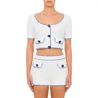 Moschino Knitted Jacket White Talla: 38 | Chaquetas Outlet | Mujer | Blanco