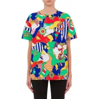 Moschino T-shirt In Jersey Allover Nautical Multicolor Talla: XXS | Camisetas de Seda Outlet | Mujer