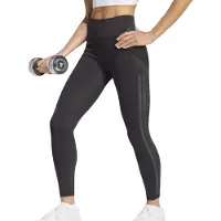 Adidas adidasMallas de entrenamiento 7/8 Optime 3 Stripes XS Black Mujer