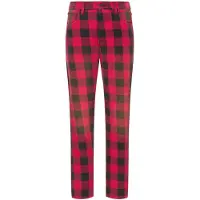 Moschino Cotton Check Trousers Black Talla: 52 | Pantalones Outlet | Hombre | Negro