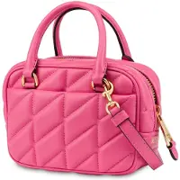 Moschino Double Smiley Logo Quilted Handbag Purple Talla: OS | Bolsos de Mano Outlet | Mujer | Púrpura