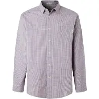 Pepe Jeans Camisa 'Rho' gris / rojo violáceo / blanco