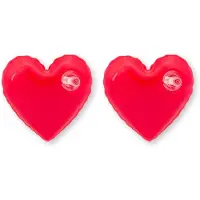 Moschino Inflatable Hearts Clip Earrings Red Talla: OS | Pendientes Outlet | Mujer | Rojo