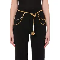 Moschino Showerhead Belt Gold Talla: S | Cinturones Outlet | Mujer | Amarillo