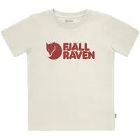 Fjällräven - Kid's Logo T-Shirt - Camiseta de manga corta size 128, beige/blanco