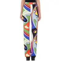 Moschino Multicolor Print Cady Trousers Multicolor Talla: 36 | Pantalones Outlet | Mujer