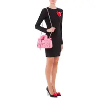 Moschino Biker Bag Inflatable Effect Pink Talla: OS | Bolsos de Mano Outlet | Mujer | Rosa