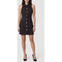 Guess Marciano GUESS Nada Shirt Collar Sl Jet Black A996 Talla: 40 | Mini Vestidos Outlet | Mujer | Negro