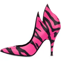 Moschino X The Flintstones Zebra Pumps Pink Talla: 36 | Pumps Outlet | Mujer | Rosa