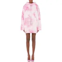 Moschino Oversized Tie Dye Fleece Dress Pink Talla: XS | Vestidos Maxi Outlet | Mujer | Rosa