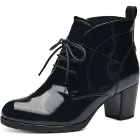 Marco Tozzi Botines con cordones negro