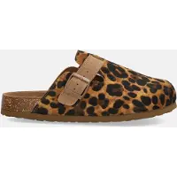 Xti para mujer. 14287106-LEOPARDO Zuecos 142871 marrón (38), Piel, Plano, Ninguno, Casual, Animal print, outlet 2026.