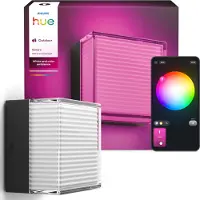Philips Hue Luminarias De Exterior Aplique Mural Cuadrado Semeru