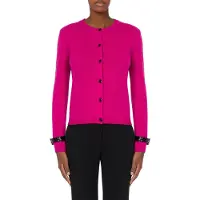 Moschino Bondage Buckle Recycled Cashmere Cardigan Fucsia Talla: 36 | Manga Larga Outlet | Mujer