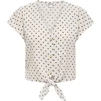 ONLY Blusa 'ONLEmmia' ecru / negro