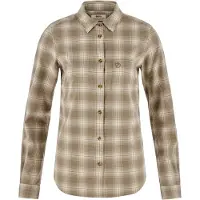 Fjällräven - Women's Övik Flannel Shirt - Camisa size M, beige