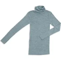 Engel - Women's Long-Sleeved Roll Neck - Ropa interior de seda size 34/36, turquesa
