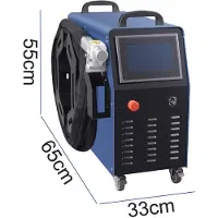 StarTech.com Máquina de limpieza láser - Limpiador láser portátil - 2000 W - Refrigerado por aire - Limpieza de aceites - Eliminación de pintura - Ancho de escaneo de 300 mm