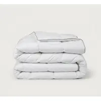 Royal Textile Primaviera Deluxe: Edredón individual de algodón percal, tacto suave, color blanco - 240 x 200 cm