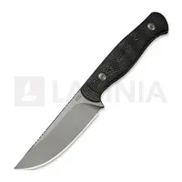 We Knife Notchline WE25047-1, Stonewashed CPM S35VN, Blade Milled Rose Carbon Fiber, cuchillo de caza