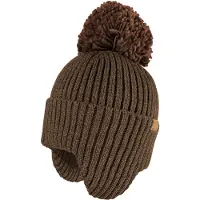 Maximo - Kids' Mini Beanie with Pom-pom - Gorro size 49-51 cm, marrón