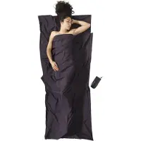 Cocoon - Sacos sábana - Thermolite Soie Rectangulaire Volcano Grey - Gris