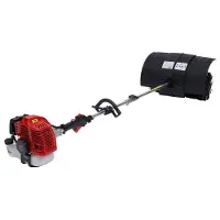 StarTech.com Barredora a gasolina - Cepillo de barrido manual - Motor de 2 tiempos - 1,7 kW / 2,3 CV - 52 cm³ - Refrigerada por aire - Color negro