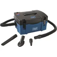 Scheppach Aspiradora compacta para obras HD2P - Depósito de polipropileno de 5 litros - 1250W
