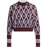Adidas adidasJersey de cuello alto Originals Trefoil M Maroon Mujer