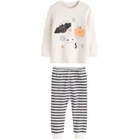 Next Pijama 'Halloween Characters' menta / naranja / negro / blanco