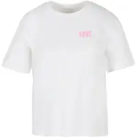 Miss Tee Camiseta 'All We Need Is Love' blanco
