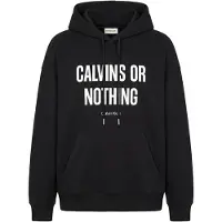 Calvin Klein Jeans Sudadera negro / blanco