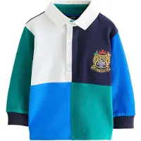 Next Camiseta azul / oro / verde / blanco