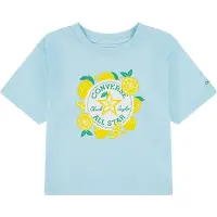 Converse Camiseta 'SPRING CITRUS LEMON' azul claro / amarillo