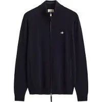 Gant Cárdigan azul oscuro / gris claro / rojo / blanco