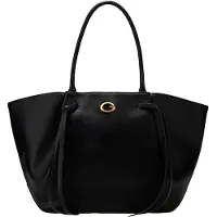 GUESS para mujer. HWBG2237230 Bolso tote Allegra negro (OSFA), Casual, Poliuretano, outlet 2026.
