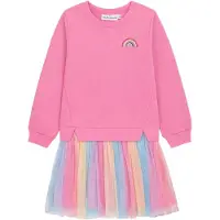 DANAMADE Vestido 'CILLA' azul claro / amarillo claro / lila claro / rosa
