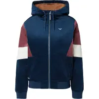 Iriedaily Chaqueta de entretiempo 'Blotchy' azul / brocado / blanco