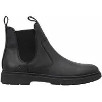 BOSS para hombre. 50574168 Botines Ferling negro (44), Piel, Plano, Ninguno, Clásico, outlet 2026.