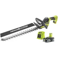 Ryobi Tijeras de podar eléctricas a batería , modelo RY18HT50A-125, 18 V, 2.5 Ah, con batería de litio