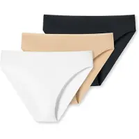 Schiesser Braga 'Uncover' beige / negro / blanco