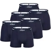 s.Oliver Calzoncillo boxer azul noche / blanco