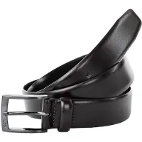 JOOP! Cinturón marrón oscuro / plata