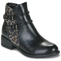 Les P'tites Bombes Botines MARAM mujer - Negro - 36
