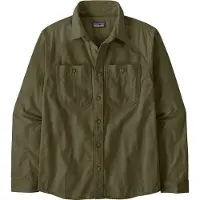 Patagonia - Point Reyes Canvas Shirt - Camisa size M, oliva